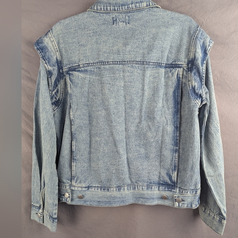 BiBi Jean Jacket Frosted Size Small Excellent Condition - Picture 9 of 11